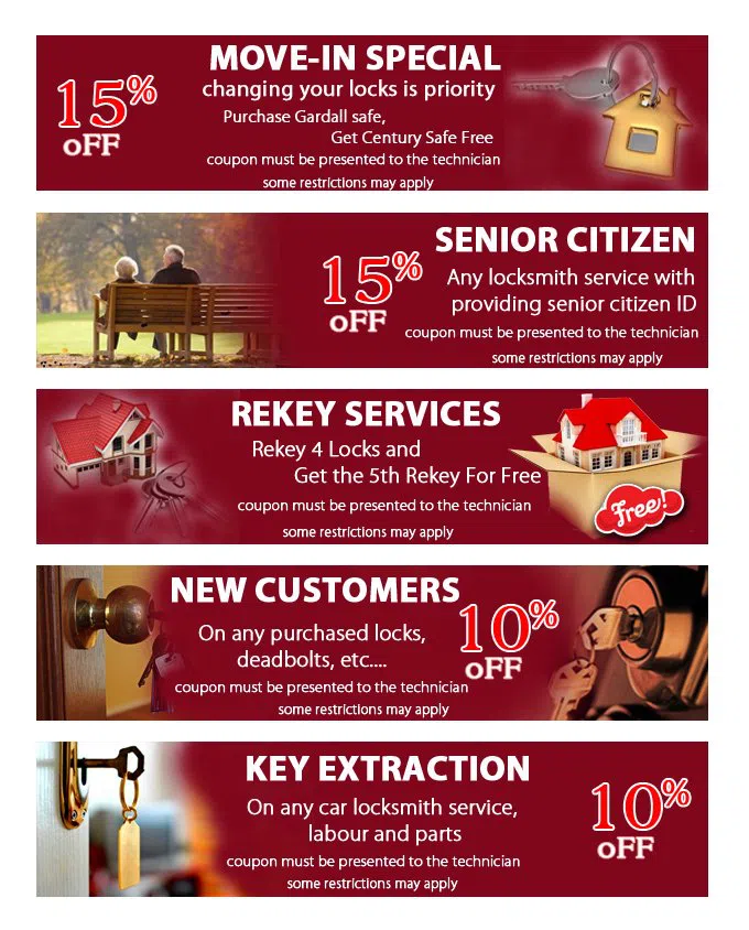 Santa Monica Lock And Key, Santa Monica, CA 310-955-5852 - coupon21-set-five